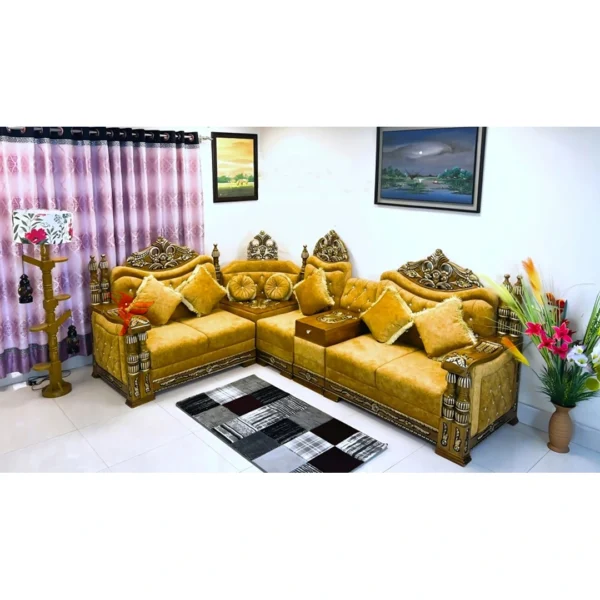Golden Embrace Sofa Model:-Sol-1178