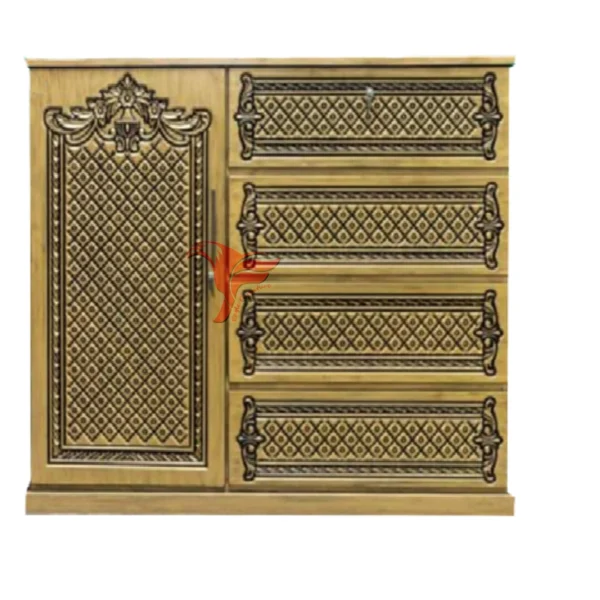 Golden Glow Wardrobe Model:-W-136
